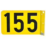 FLYGNUMMER SKYLT NR 155 AL