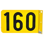 FLYGNUMMER SKYLT NR 160 AL