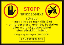 SKYLT 2.3 SKYDDSOBJEKT A4