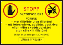 SKYLT 2.3 SKYDDSOBJEKT A3