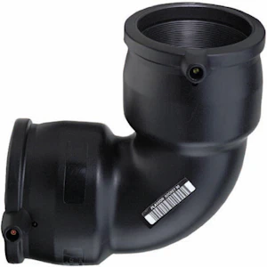 plasson Elsvetsböj 140x90° ulefos 9054 pe100sdr11