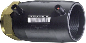 plasson Övergångsmuff 32xg25 ulefos 9314 rak pe100sdr11