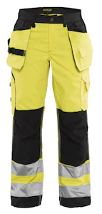 blåkläder Naisten housut blåkläder 7156 18113399 keltainen/musta d20