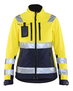 blåkläder Softshelltakki blåkläder 4902 25173399 kelt/sininen xxxl