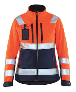 blåkläder Softshelltakki blåkläder 4902 25175389 oranssi/sininen m
