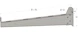 mp bolagen Väggkonsol 500 mm vit mp-756v