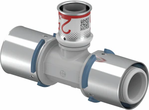uponor Kompo t-haaraliitin uponor 40x25x40 s-press plus ppsu
