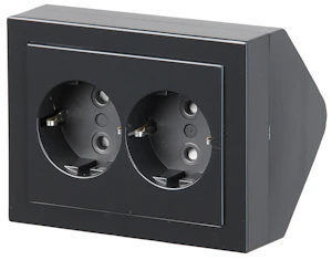 abb Hörnbox 2-v mj snabb utp antracit