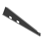 PV KIINNIKE VDK VALKPRO10 GALV SIDE PLATE L10° (RIGHT)