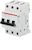 abb Minibrytare 3-pol s203m-c40