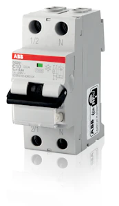 abb Vikavirtajohdonsuojakatkaisija ds201-c6a30 30ma 6a 2-nap c
