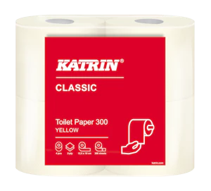 katrin Wc-paperi katrin classic toilet 300 yellow