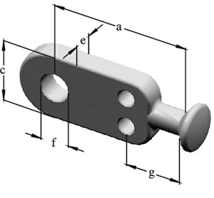 melbye Kläpplänk 20 50ka 210kn rak (gf135-328-143)