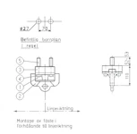 ISOL.KEDJEFÄSTE 640590-A VATTENFALL 640590-A MONTERAS