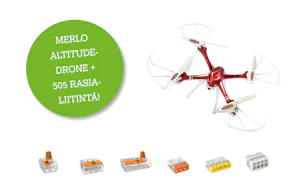 wago Rasialiitinvalikoima wago profi-set 505kpl + drone
