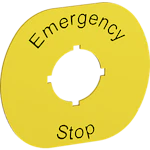 SKYLT EMERGENCY STOP VERTIKAL