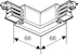 global trac Kulmakappale global trac xts 34-3 l-kappale 3-v va