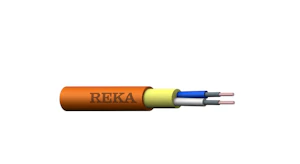 reka Brandlarm kabel frhf-elqy 2x1 röd b150