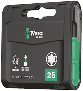 wera Bit-box rasia wera bit-box 20 btz tx 25