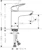 hansgrohe Pesuallashana hansgrohe 71107000 logis 100 push open