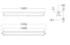glamox Teollisuusvalaisin avoin i10-1500 12000 dali 840 mb