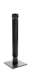 MÄTARSKÅPSSTOLPE 3M SVART 160X14,6 SVART 3M