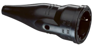 undefined Jatkopistor ip20 2,5mm2 musta