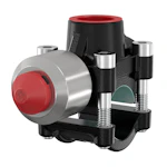 HAAROITUSLIITIN T-PLUS FLAMCO 1 1/4x1x1 1/4 TERÄSPUTKELLE