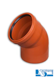 tolago infra Pvc markböj pvc 110x45gr din-lock