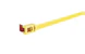 hellermanntyton Buntband gult speedy tie 750x12 5st