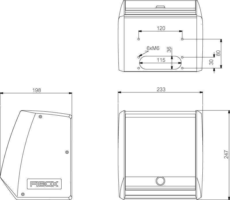 fibox Piharasia fibox piha 2a2y dal 2xpr 2xvvs