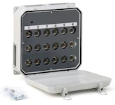 GRUPPCENTRAL 25A 6X3FAS LÄTTMETALL