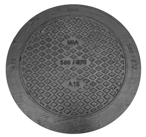 mardam Brunnsbetäckning mia-lätt 600 ø580-670mm 15kg fast segj.