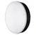 ledvance Pinta-asennusvalaisin bulkhead sf blkh 10w/3000k em bk ip65