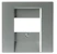 abb Centrumplatta front högtalare aluminium