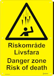 SKYLT RISKOMRÅDE A4