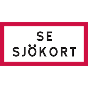 hammarprodukter Skylt se sjökort 2000x1000mm