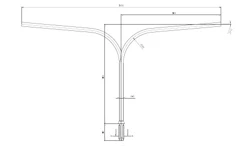 SAFETYPOLE 2X1,5M ÖVERDEL