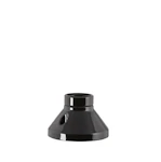 ARMATUR FOTLAMPHÅLL. SVART D100