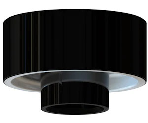 ifö electric Armatur sockel rak 84,5mm svart