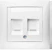 hager Uttag keystone-don dub s.1 vit
