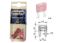 SULAKEBLISTER MINI GM 4A 5KPL/PKT