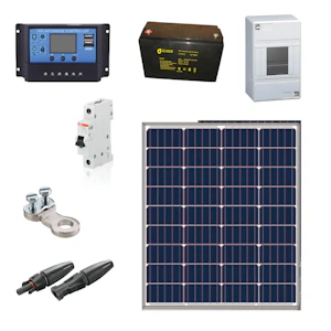 sunlink Aurinkosähköpaketti offgrid paketti 2 80w