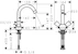 hansgrohe Pesuallashana hansgrohe 71222000 logis 2-ote
