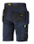 snickers workwear Työshortsit snickers 6904-9504 navy-musta koko 50