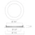 sylvania Alasvalo sylflat led 0053952 155 12w 1000lm 3k dim
