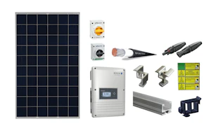 kaco blueplanet Aurinkosähköpaketti kaco tiilikuvio peltikatto 3.0kwp