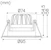 hide-a-lite Downlight optic focus vit tune