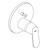 grohe Piiloasennushana grohe 24045000 eurosmart cosmopolit