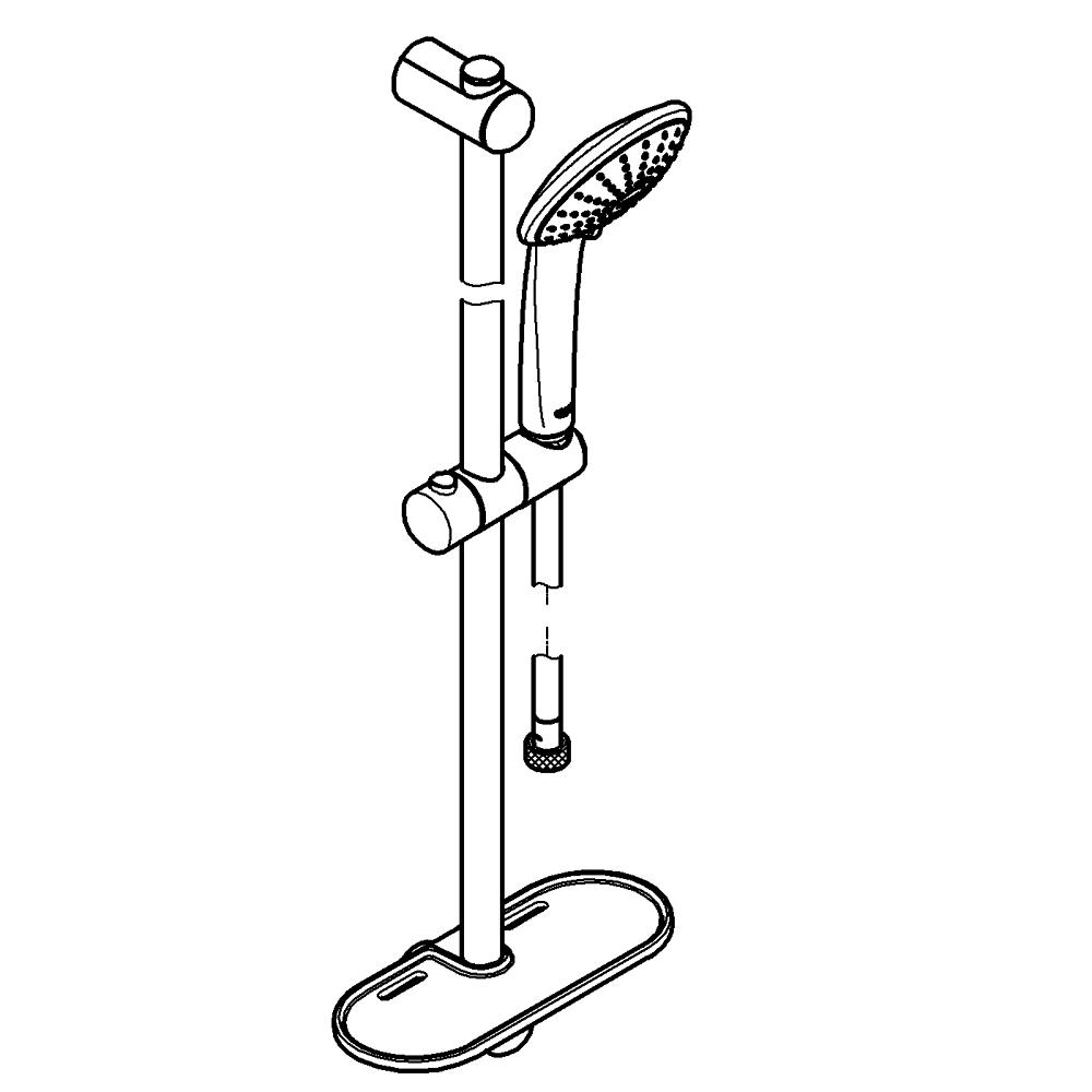 grohe Suihkusetti grohe 27242001 euphoria 110 duo